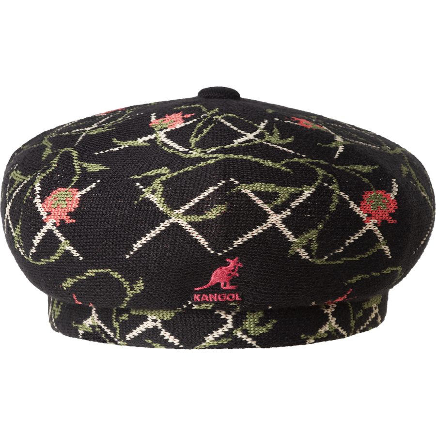 Tapestry Jax Beret - Black Floral / L