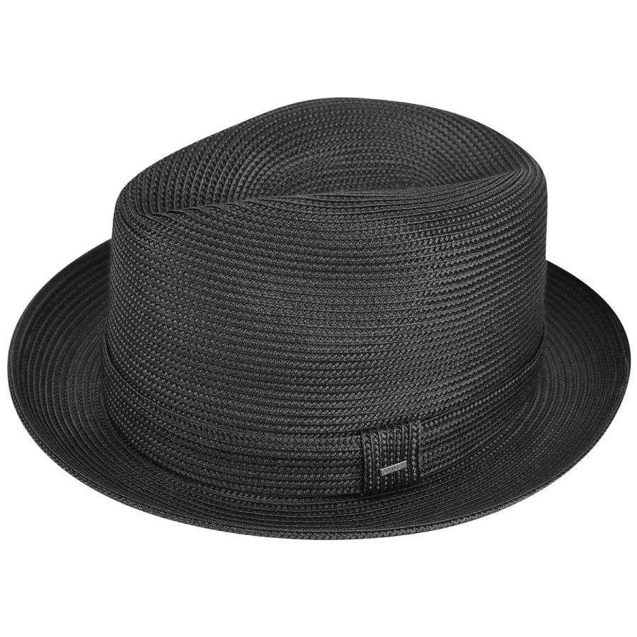 Tate Braided Fedora - Black/S