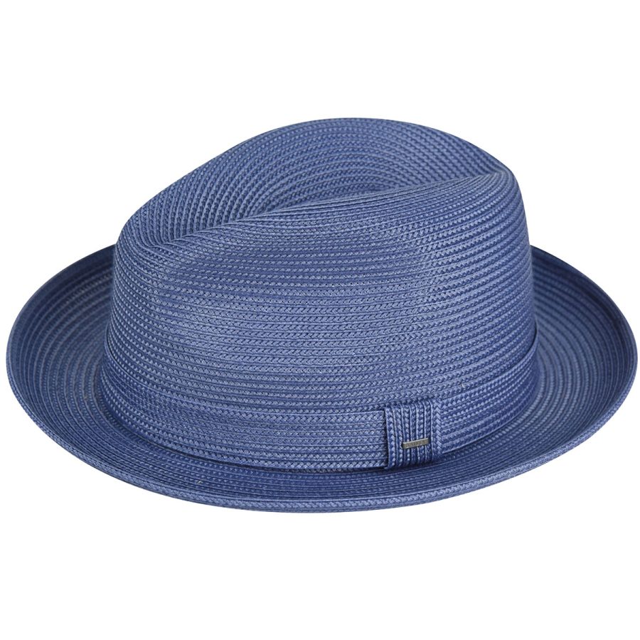 Tate Braided Fedora - Navy/S