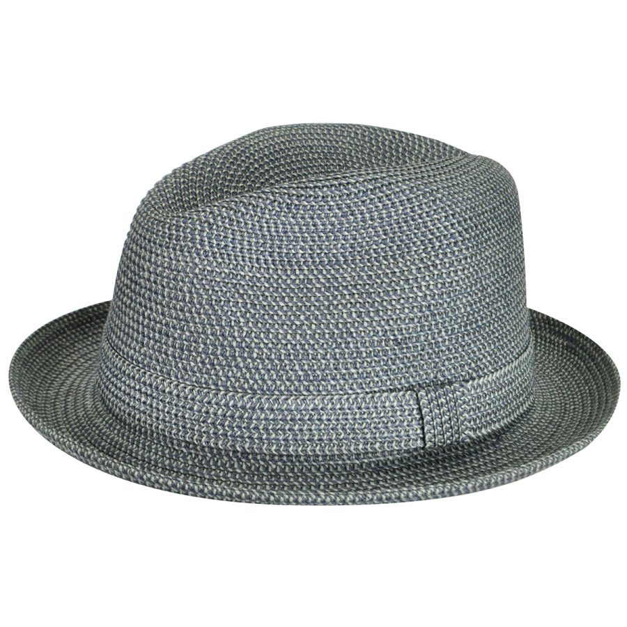 Theo Braided Fedora - Navy Multi/S