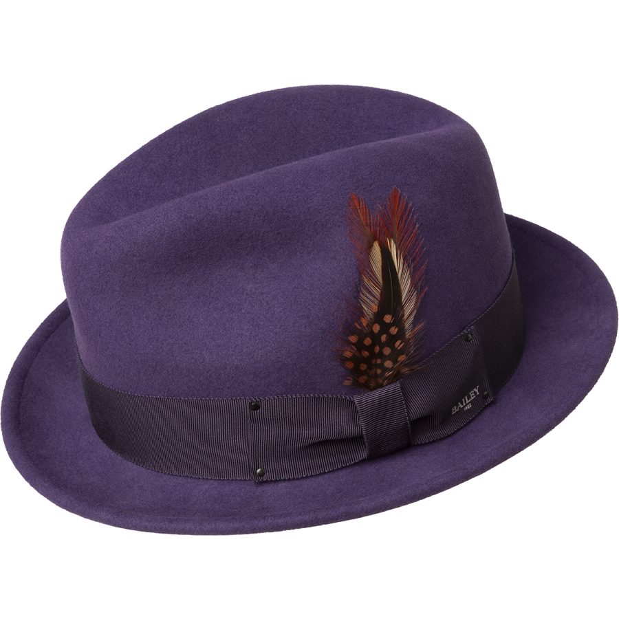 Tino LiteFelt ® Fedora - Deep Plum / L