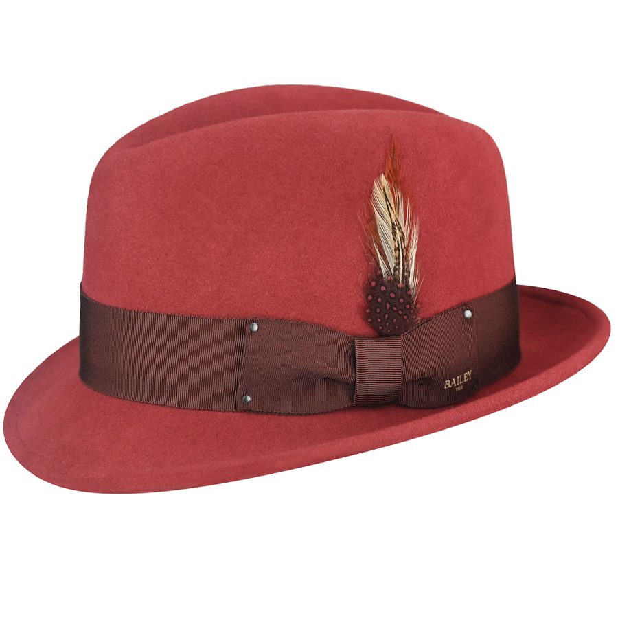 Tino LiteFelt ® Fedora - Rosewood / L