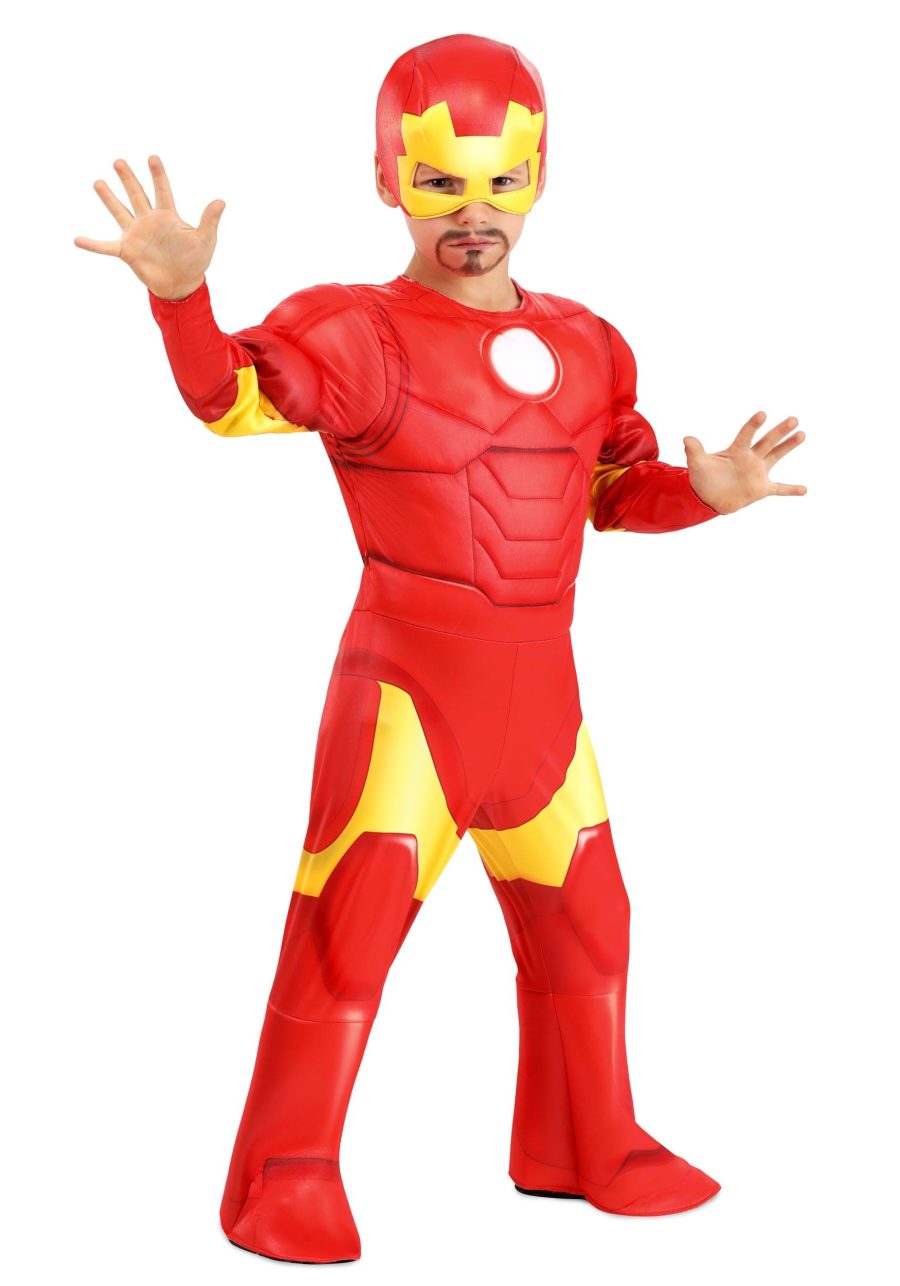 Toddler Deluxe Boy's Iron Man Costume