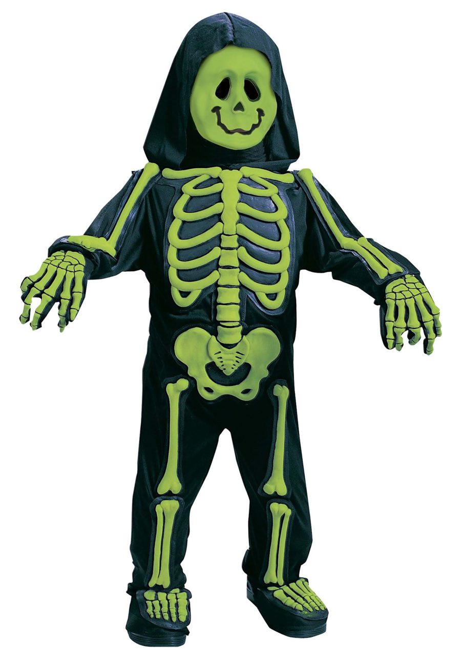 Toddler Green Skeleton Costume