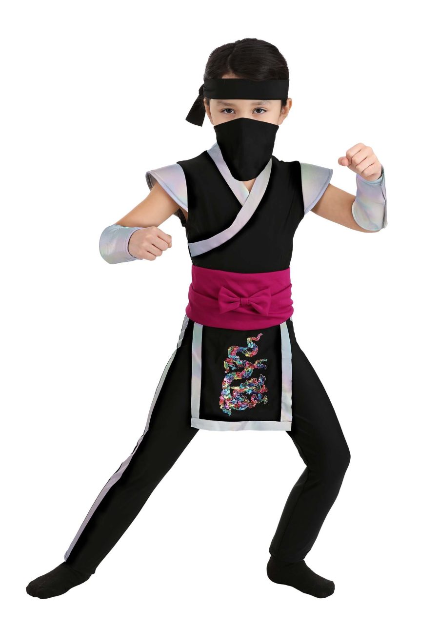 Toddler Rainbow Ninja Costume