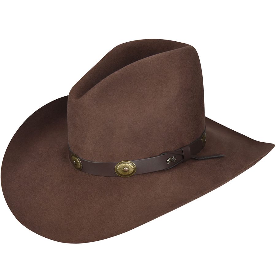 Tombstone 2X Cowboy Western Hat - Pecan/6 3/4