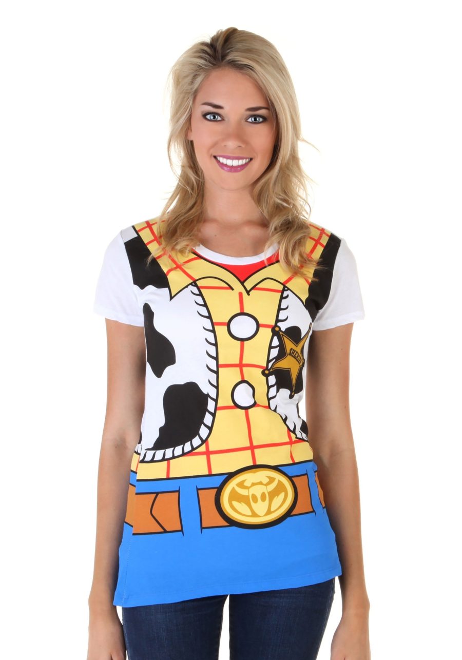 Toy Story I Am Woody Womens Costume Tee