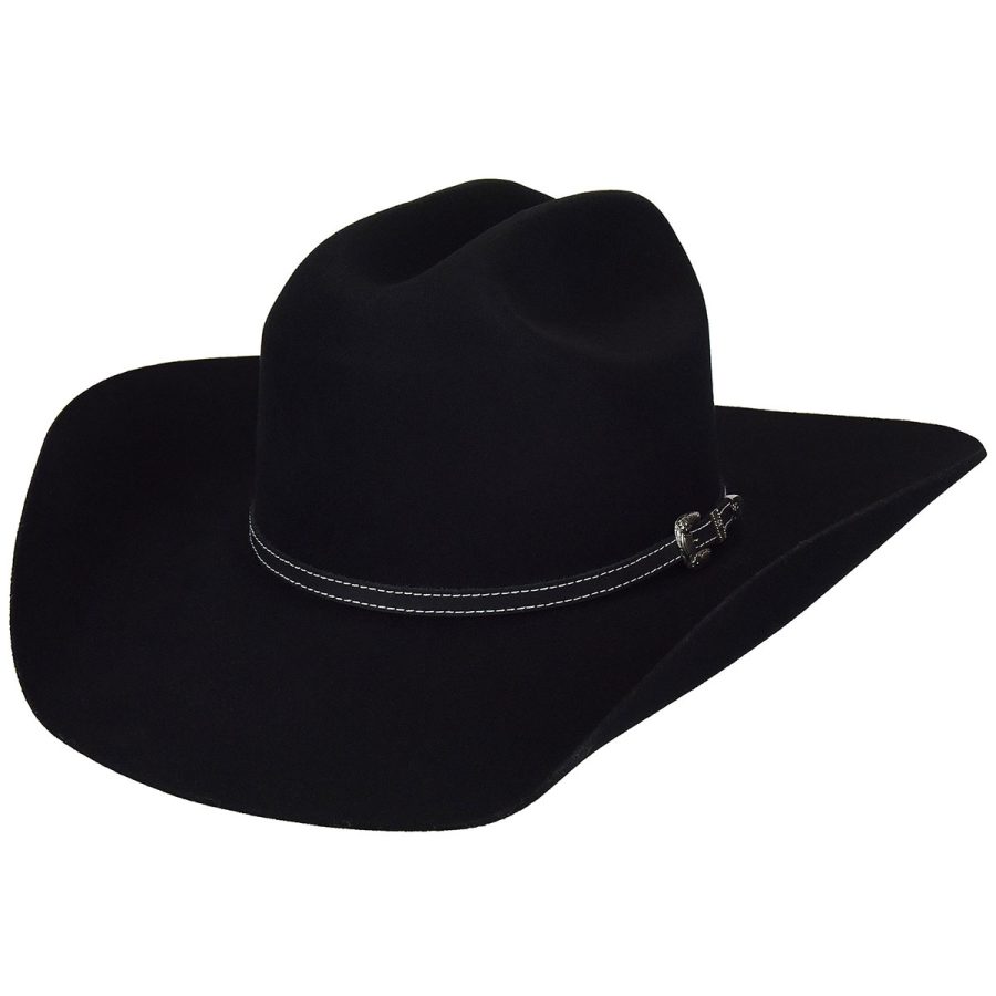 Traveller 2X Cowboy Western Hat - Black/6 3/4