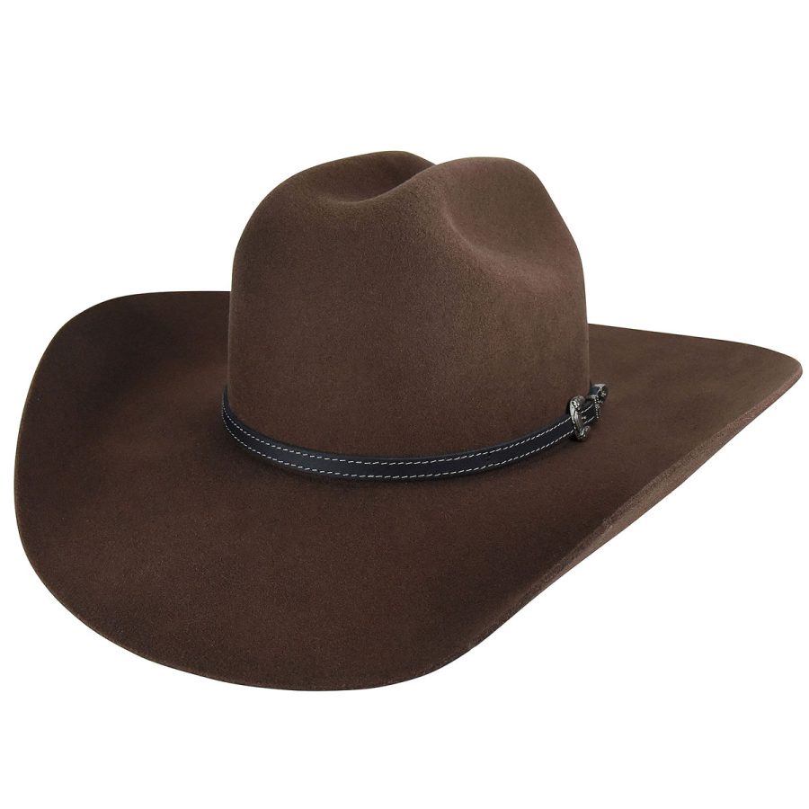 Traveller 2X Cowboy Western Hat - Pecan/6 3/4