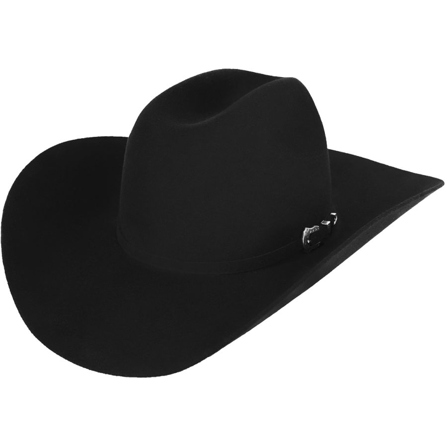 Trigger 2X Cowboy Western Hat - Black/6 3/4