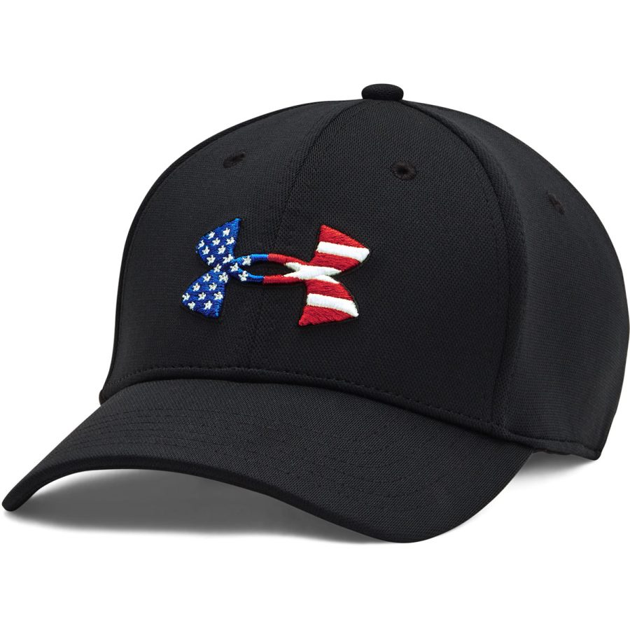 UA Freedom Blitzing Hat - Black/Black/Red/L/XL