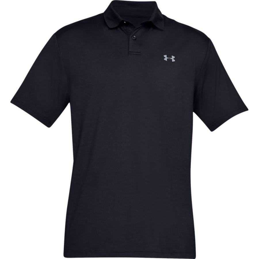 UA Men's Performance Polo - Black/Pitch Grey/L