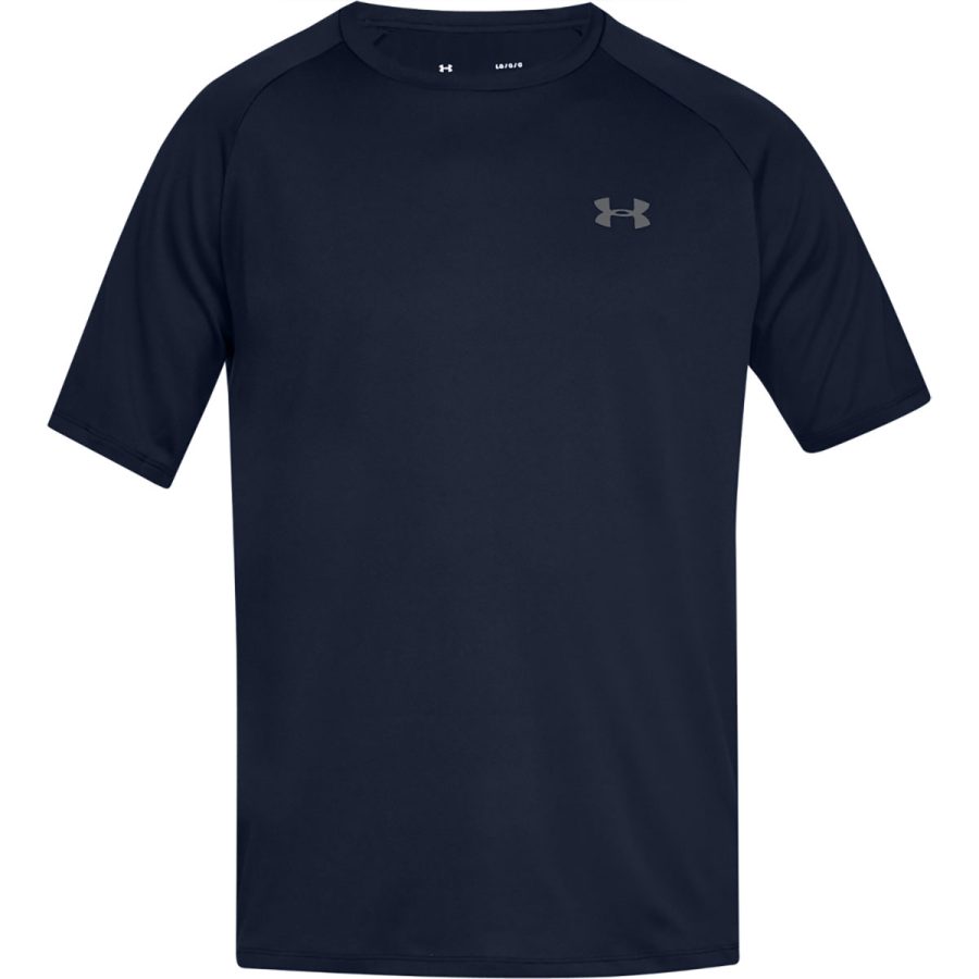 Under Armour Tech Tee - Academy/Graphite/L