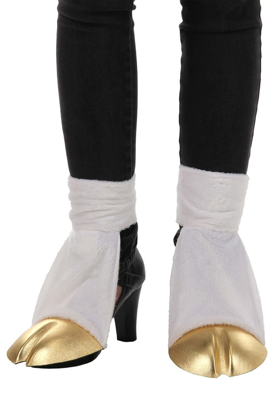 Unicorn Costume Back Gold Hooves