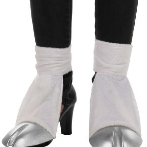 Unicorn Costume Back Silver Hooves