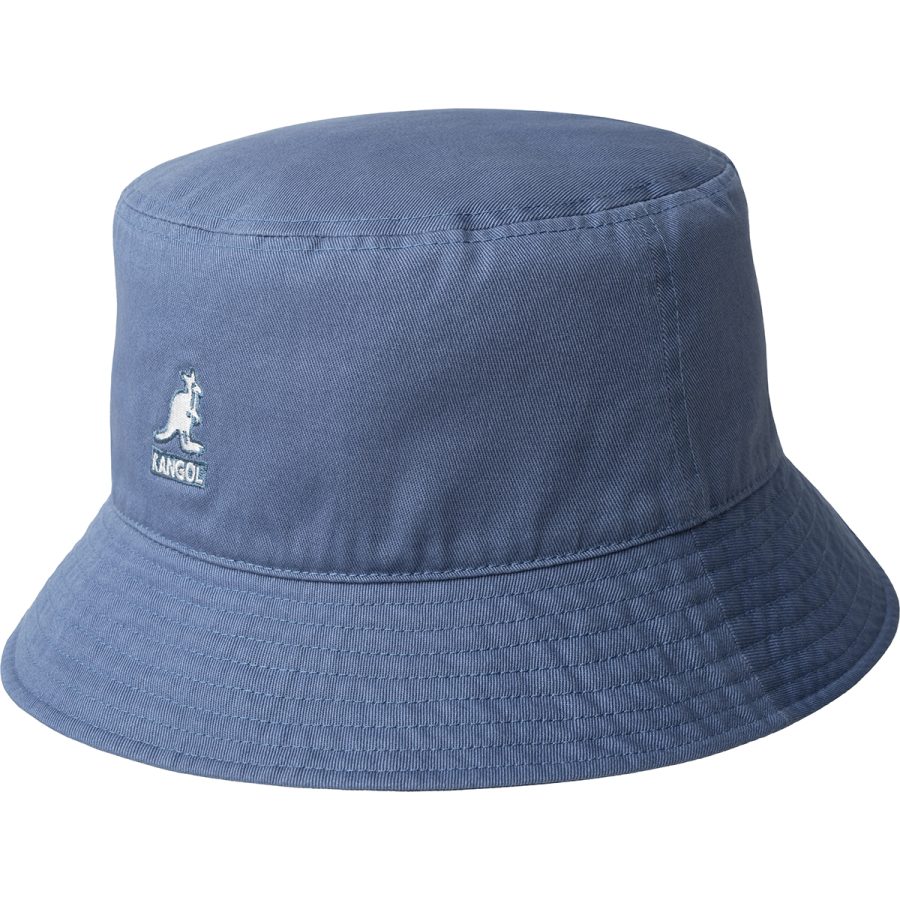 Washed Bucket Hat - Denim Blue / L