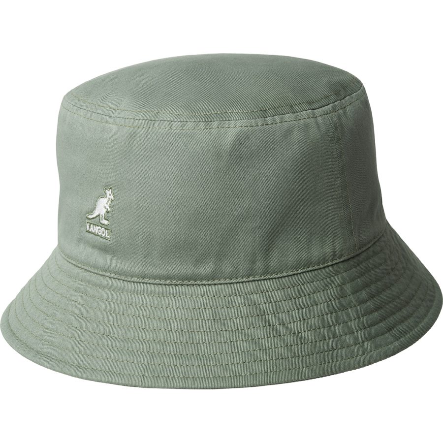 Washed Bucket Hat - Sage Green / L