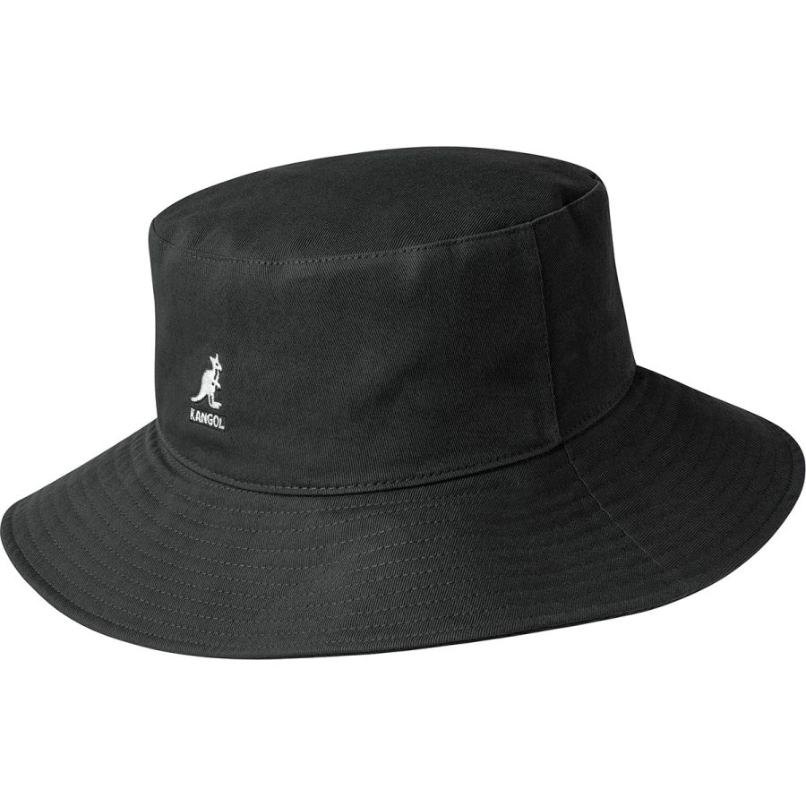 Washed Fisherman Hat - Black / L