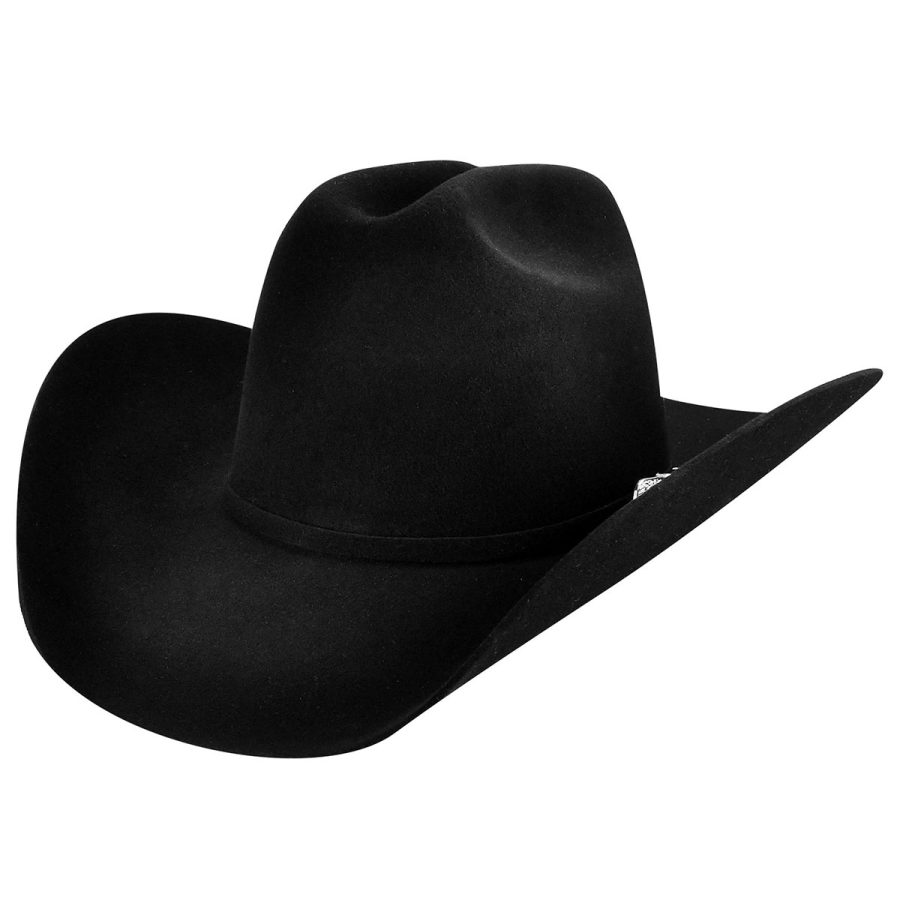 Wheeler 3X Cowboy Western Hat - Black/6 3/4