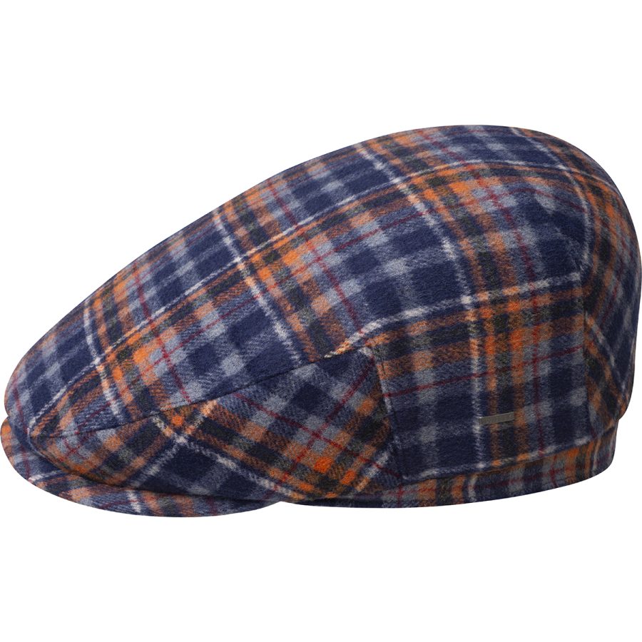 Wickes Flat Cap - Blue Plaid / M