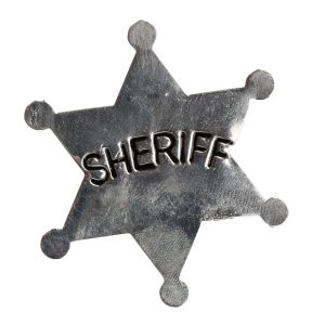 Wild West Sheriff's Badge