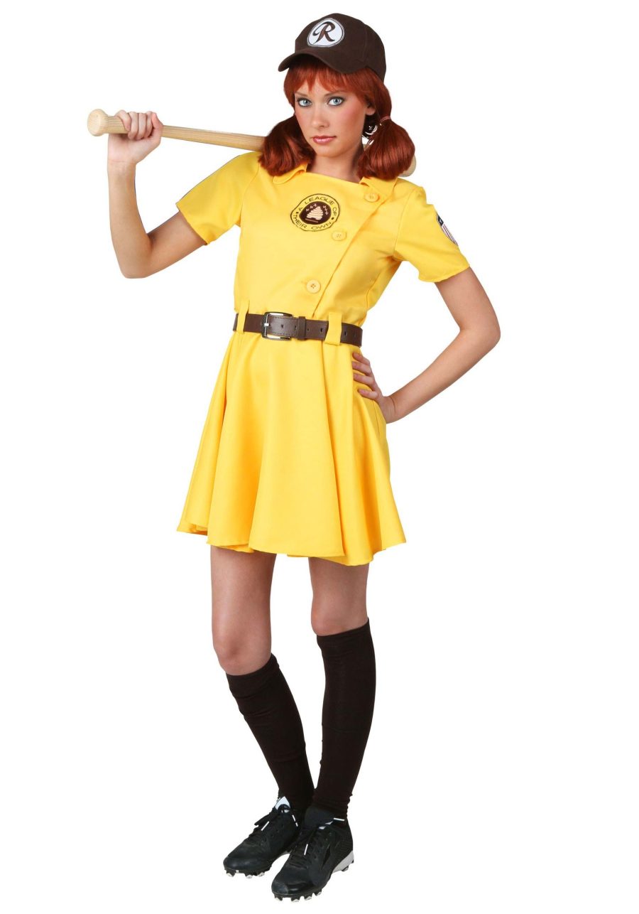 Women's A League of Their Own Kit Baseball Uniform Costume