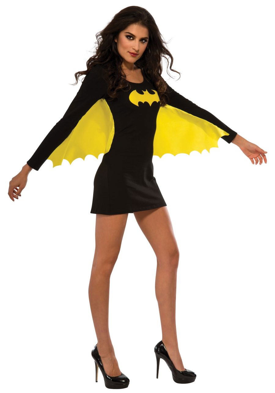 Women's Batgirl Yellow Wing Costume Dress