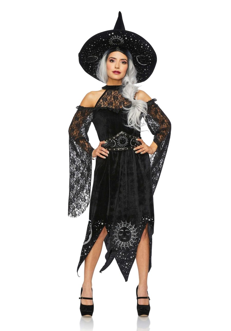 Women's Black Mystic Witch Costume