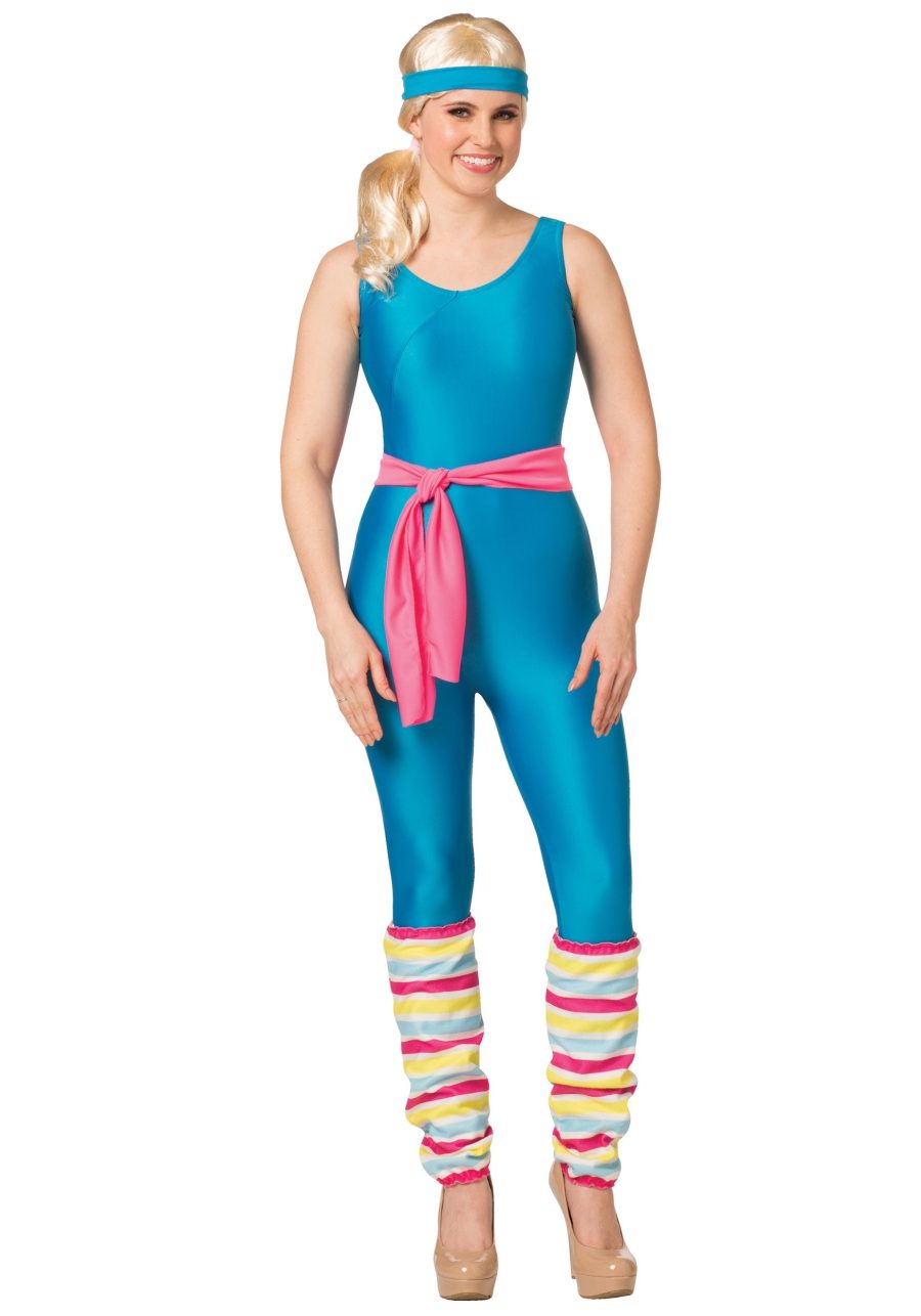 Women's Exercise Barbie Costume