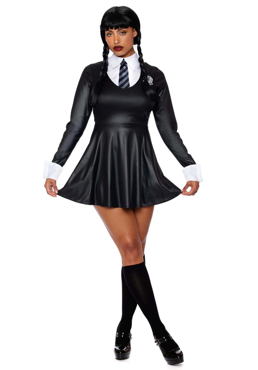 Women's Gothic Academy School Girl Costume Dress