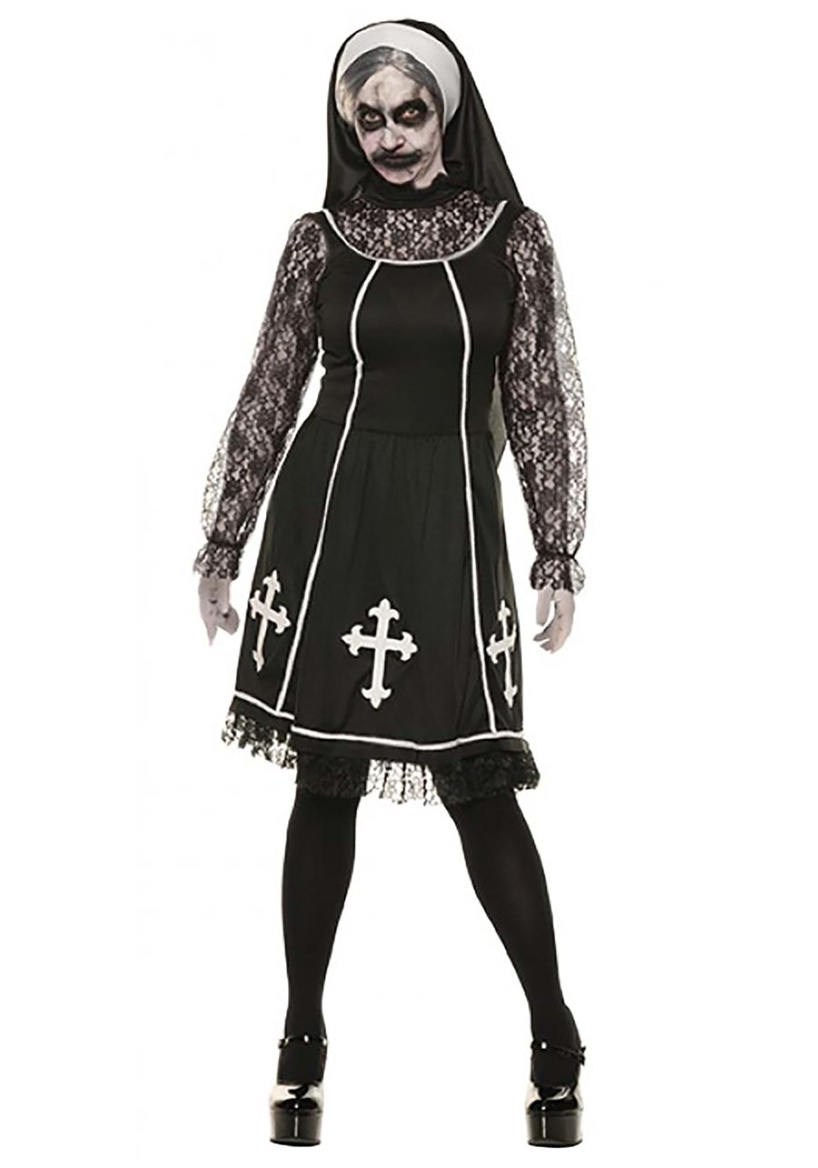 Women's Lace Nun Costume