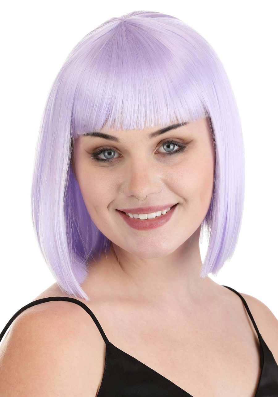 Women's Light Purple Bob Wig