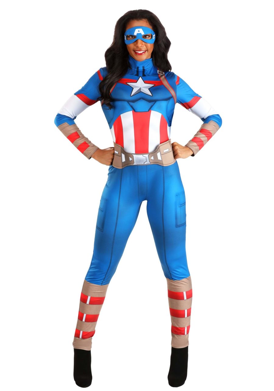 Women's Marvel Classic Captain America Costume