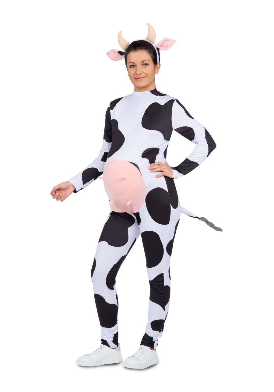 Women's Maternity Cow Costume