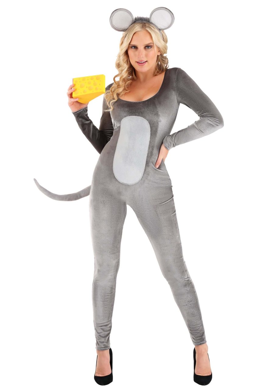 Women's Mouse Jumpsuit Costume