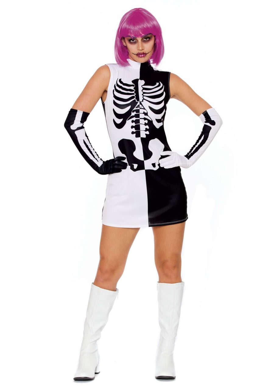 Women's Parti-Skeleton Costume