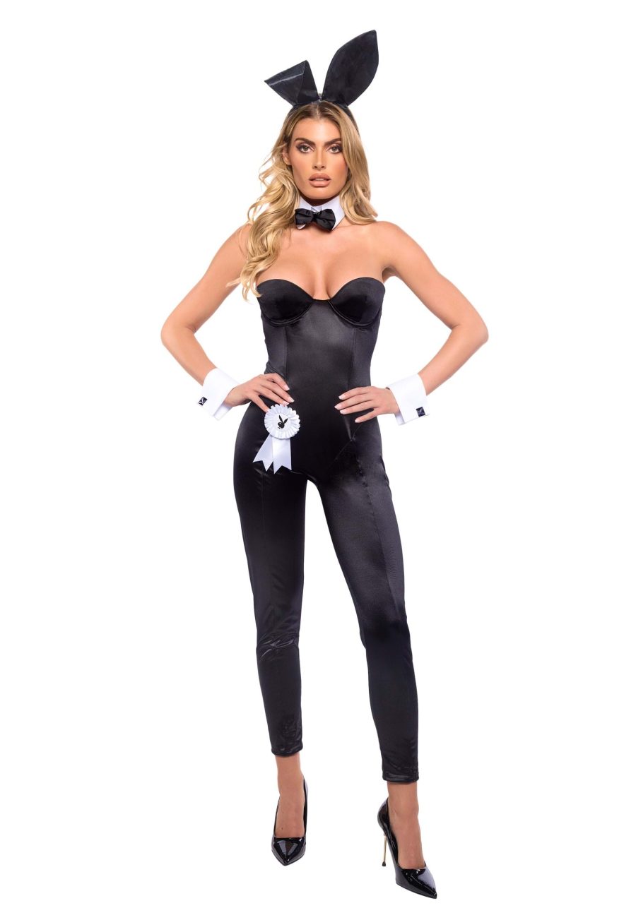 Women's Playboy Black Bunny Classic Playmate Costume