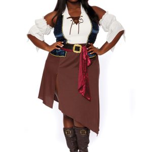 Women's Plus Size Rogue Pirate Wench Costume