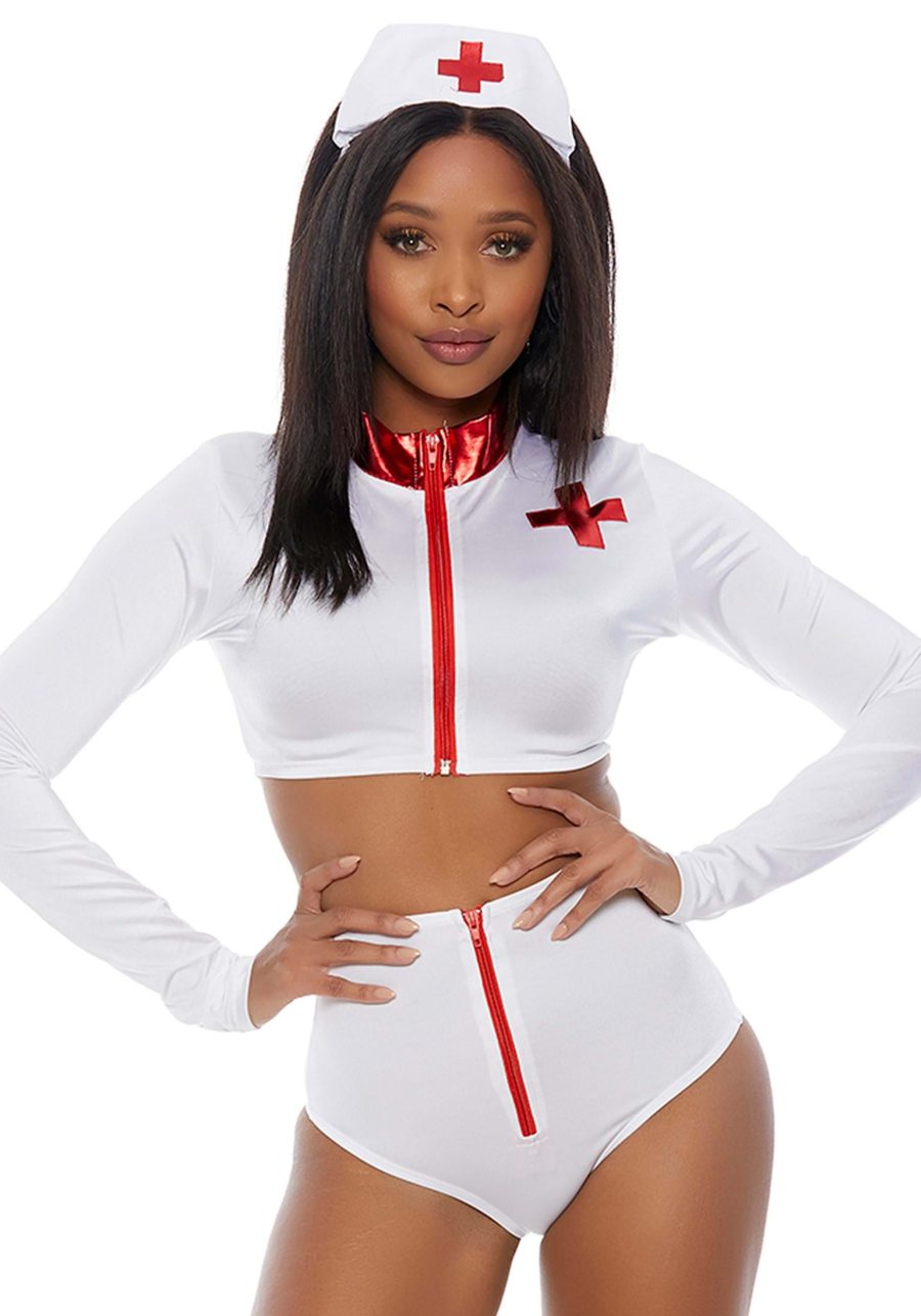 Women's Rescue Me Nurse Costume