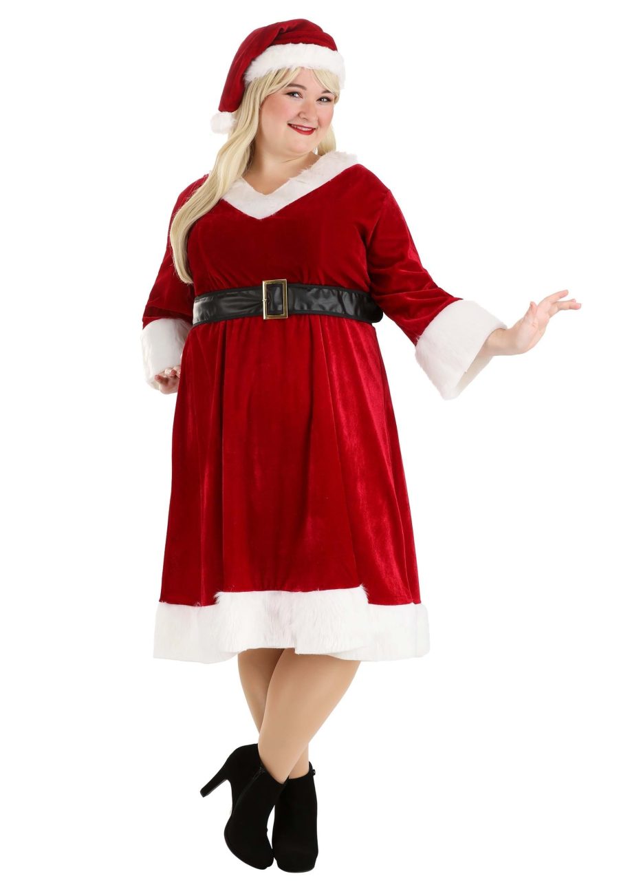 Women's Santa Claus Sweetie Plus Size Costume