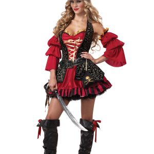 Women's Sexy Plus Size Spanish Pirate Costume