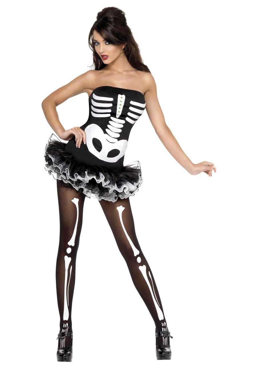 Women's Sexy Skeleton Costume