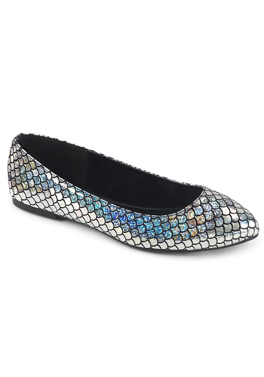 Women's Silver Mermaid Shoes