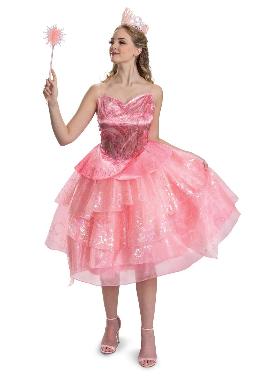 Women's Wicked Deluxe Glinda Costume