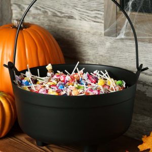 14-Inch Black Cauldron Prop