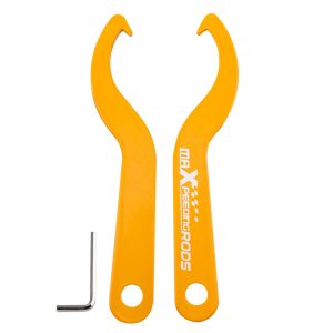 2x Racing Coilover Shock Adjustment Tool Steel Spanner Wrenches Coil Over Wrench