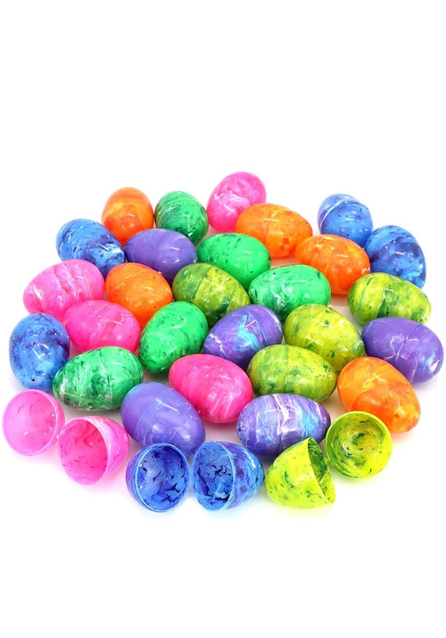 30 Piece 3.15 Iridescent Egg Shells