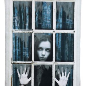 47-Inch Printed Curtain Window Ghost Decoration