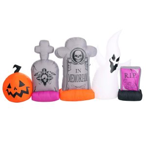 5 Piece Graveyard Inflatable Decoration Set