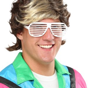 80s Highlight Costume Wig for Men